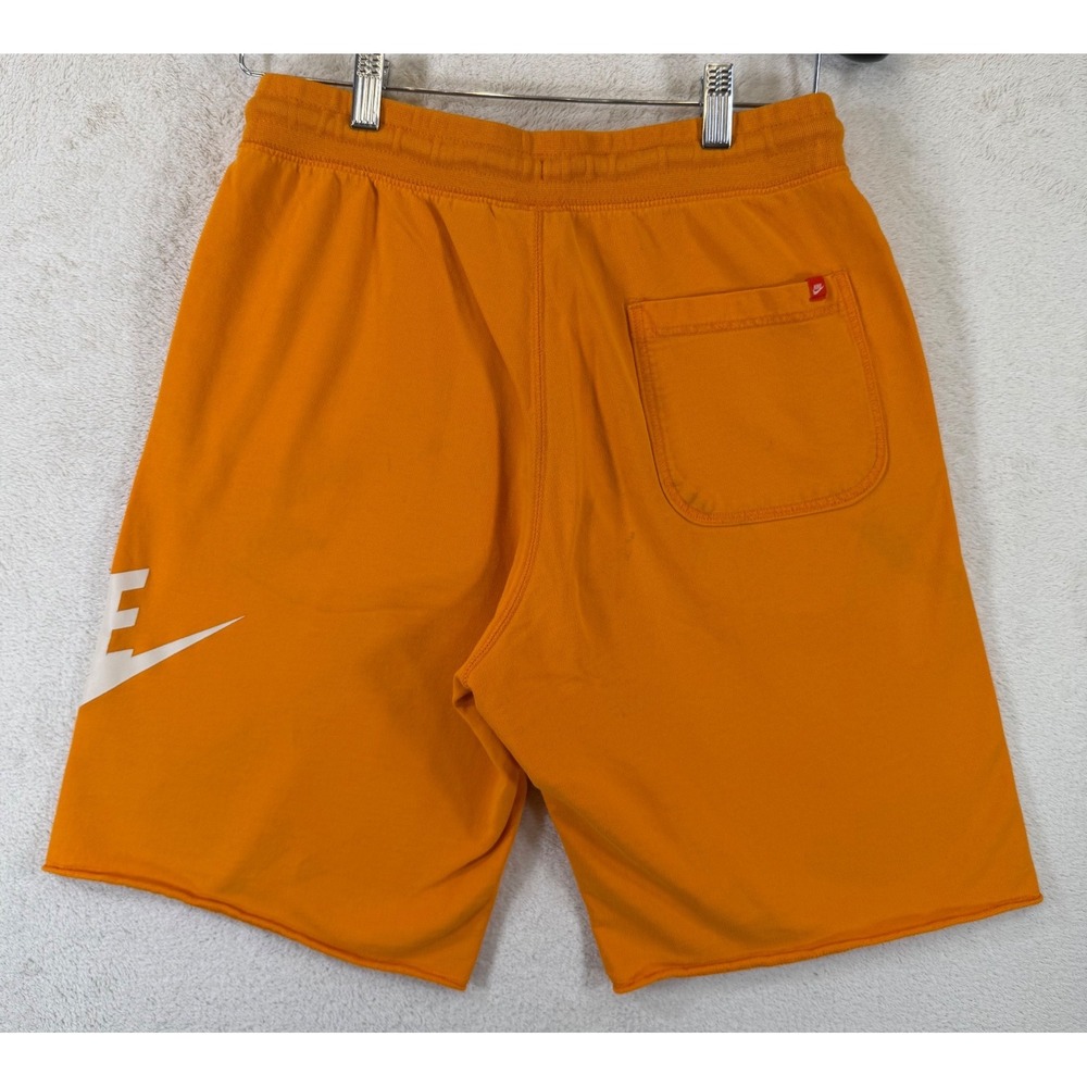 Nike Mens Sportswear Alumni French Terry Shorts Orange AT5267-833 Size M - Picture 2 of 14